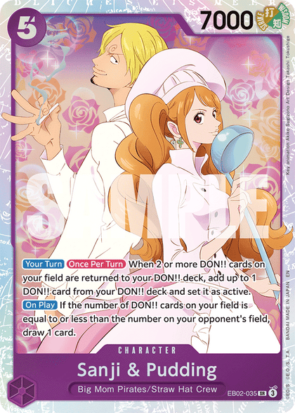 Sanji & Pudding