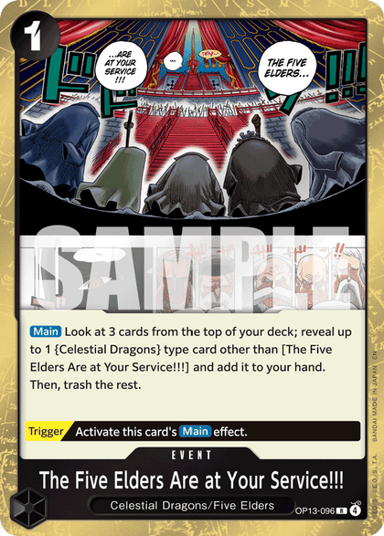 The Five Elders Are at Your Service!!!