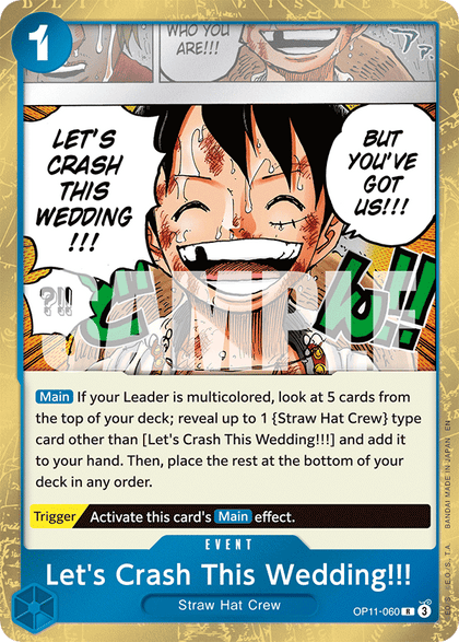 Let's Crash This Wedding!!!